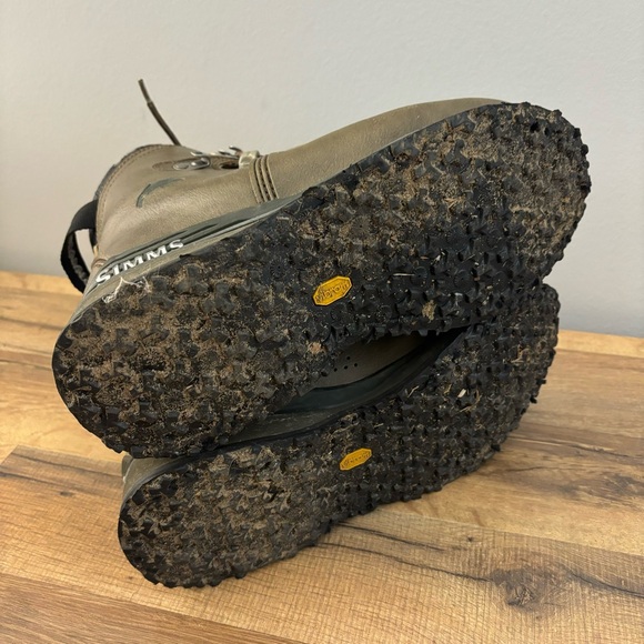 Simms Freestone Wading Rubber Soles Cleats Fishing Boots Men’s - Picture 8 of 11